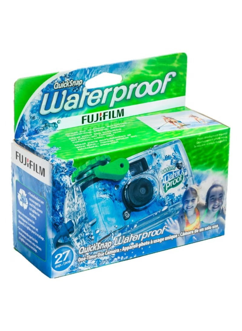 Fujifilm Quicksnap Waterproof 35mm Disposable Camera 27 Exposures Fujifilm Quicksnap Waterproof 35mm Disposable Camera 27 Exposures
